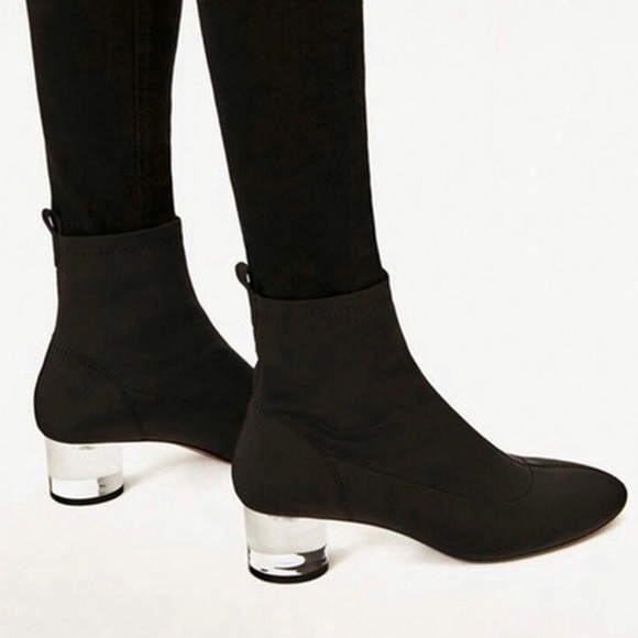 Zara Shoes - 🎁 Zara socks boots with transparent heels